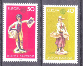 НДР, ФРН ГДР, ФРГ ^/--/^ Германия   1976 г MNH - искусство ^_^^^ Німеччина 1976 MNH - мистецтво - фото фото фото