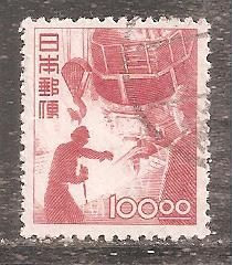 Японія Япония ^/--/^ Япония 1952  Sc.521 /--/ А гаш. ^_^^^ Японія 1952 Sc.521 /--/ А гаш. - фото фото фото
