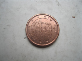 Іспанія Испания ^/--/^ Испания 1 евро цент   (euro cent) 1999 г. ^_^^^ Іспанія 1 євро цент (euro cent) 1999 - фото фото фото