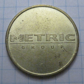 Інше Другое ^/--/^ Жетон - Metric group - Вага 8,72 /--/ г -  42982 ^_^^^ Жетон - Metric group - Вес 8,72 /--/ г - 42982 - фото фото фото