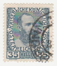 Австрія Австрия ^/--/^ Австрия 1908  г. № 160 гашеная ^_^^^ Австрія 1908 р. No 160 гашена - фото фото фото