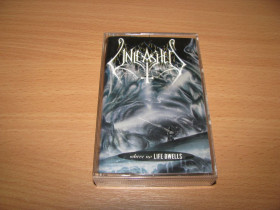 Музичні диски Музыкальные диски ^/--/^ UNLEASHED - Where No Life Dwells  (1991 Century Media 1 /--/ st press,USA)ASSETTE ^_^^^ UNLEASHED - Where No Life Dwells (1991 Century Media 1 /--/ st press,USA) - фото фото фото