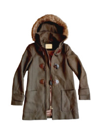 Пальто Пальто ^/--/^ Пальто дафлкот вовна хутро Massimo Dutti XS ^_^^^ Пальто дафлкот шерсть мех Massimo Dutti XS - фото фото фото