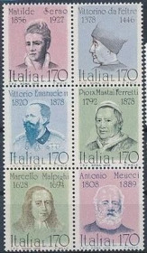 Інше Другое ^/--/^ Италия Знаменитые итальянцы 1978 ^_^^^ Італія Знамениті італійці 1978 - фото фото фото