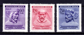 Третій Рейх (-) Третий Рейх (-) ^/--/^ Богемия и Моравия , Рейх  1943 г MNH  - ^_^^^ Богемія і Моравія, Рейх 1943 р. MNH - фото фото фото