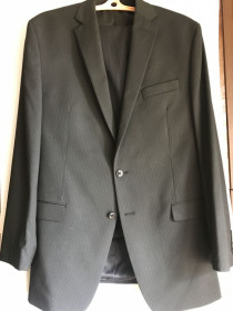 Костюми, піджаки, жилети Кoстюмы, пиджаки, жилеты ^/--/^ Костюм Calvin Klein в полоску   (42 L пиджак / W /--/ 36 L /--/ 32 брюки) ^_^^^ Костюм Calvin Klein в смужку (42 L піджак / W /--/ 36 L /--/ 32 штани) - фото фото фото