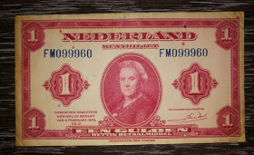 Бенілюкс Бенилюкс ^/--/^ NETHERLANDS Нидерланды 1 гульден 4 февраля 1943 №! 0 999 60 ^_^^^ NETHERLANDS Нідерланди 1 гульден 4 лютого 1943 No! 0 999 60 - фото фото фото