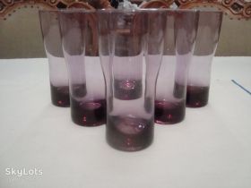 Кухонне начиння, посуд, столове срібло Кухонная утварь, посуда, столовое серебро ^/--/^ Стаканы Набор 6 шт Цветной Хрусталь СССР №757 ^_^^^ Набір 6 шт Кольоровий Хрусталь СРСР No 757 - фото фото фото