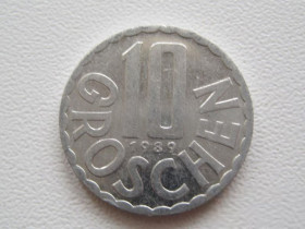 Австрія Австрия ^/--/^ Австрия 10 грошей 1989 года 19960 ^_^^^ Австрія 10 грошей 1989 - фото фото фото