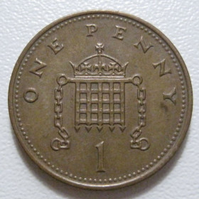 Єлизавета II (після ) Елизавета II (после ) ^/--/^ Велика Британія 1 пенні 1993 року 43090 ^_^^^ Великобритания 1 пенни 1993 года 43090 - фото фото фото