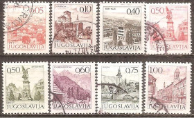 Інші країни Другие страны ^/--/^ Югославия 1971-73 Подборка 8 гашеных марок ^_^^^ Югославія 1971-73 Добірка 8 гашених марок - фото фото фото