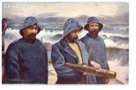 Європа Европа ^/--/^ Флот . Швеция 1908 г - ПК - прошла почту - рыбаки ^_^^^ Швеція 1908 р - ПК - пройшла пошту - рибалки - фото фото фото