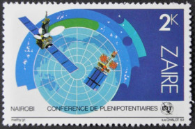 Інше Другое ^/--/^ Заир Космос Телекоммуникации  ITU UIT 1983 ^_^^^ Космос Телекомунікації ITU UIT 1983 - фото фото фото
