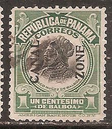 Центральна Америка Центральная Америка ^/--/^ Зона Панамского канала 1918-20 Sc.52 гаш. ^_^^^ Зона Панамського каналу 1918-20 Sc.52 гаш. - фото фото фото