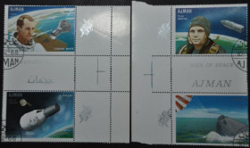 Інше Другое ^/--/^ Аджман Космос Гагарин Уайт Эдвард 1968 ^_^^^ Аджман Космос Гагарін Уайт Едвард 1968 - фото фото фото
