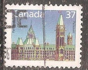 Північна Америка Северная Америка ^/--/^ Канада 1987 Sc.1163 гаш. Перф. 13 1/2 х 13 - фото фото фото