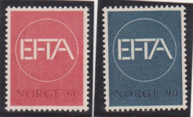 Скандинавія Скандинавия ^/--/^ Норвегия 1966 г.№ 567‑568 ** серия ^_^^^ Норвегія 1966 р. No 567-568 ** серія - фото фото фото