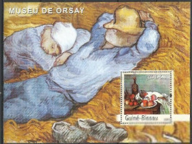 Гвінея-Бісау Гвинея-Бисау ^/--/^ Гвинея-Бисау 2003 живопись музей де Орси бл. ^_^^^ Гвінея-Бісау 2003 живопис музей де Орсі бл. - фото фото фото