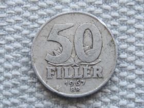 Угорщина Венгрия ^/--/^ Венгрия 50 филлеров 1967 года #5531 ^_^^^ Угорщина 50 філерів 1967 року #5531 - фото фото фото