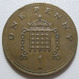 Єлизавета II (після ) Елизавета II (после ) ^/--/^ Велика Британія 1 пенні 1989 року 43069 ^_^^^ Великобритания 1 пенни 1989 года 43069 - фото фото фото