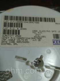 Конденсатори Конденсаторы ^/--/^ Конденсатор SMD  0805 0.33 мкФ 330 /--/ нФ 25 /--/ в x /--/ 7 /--/ r KEMET ^_^^^ Конденсатор SMD 0805 0.33 мкФ 330 /--/ нФ 25 /--/ в x /--/ 7 /--/ r KEMET - фото фото фото