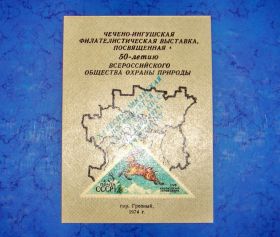 СРСР - СССР - ^/--/^ Сувенирный листок  филателистическая выставка  - 74 год ^_^^^ Сувенірний листок філателістична виставка - 74 рік - фото фото фото