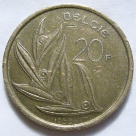 Бельгія Бельгия ^/--/^ Бельгія 20 франків 1982 року BELGIË #6 /--/ П /--/ 1754 ^_^^^ Бельгия 20 франков 1982 года BELGIË #6 /--/ П /--/ 1754 - фото фото фото