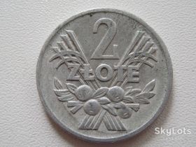 - року - года ^/--/^ Польша 2 злотых 1958 года #13851 ^_^^^ Польща 2 злотих 1958 року #13851 - фото фото фото