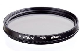 Світлофільтри Светофильтры ^/--/^ Фильтр поляризационный CPL 55 мм полярик ^_^^^ Фільтр поляризаційний CPL 55 мм полярик - фото фото фото