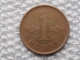 Фінляндія Финляндия ^/--/^ Финляндия 1 пенни 1963 года #1901 ^_^^^ Фінляндія 1 пенні 1963 року #1901 - фото фото фото