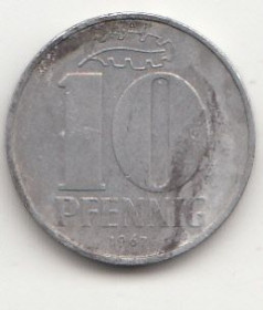 Інше Другое ^/--/^ 10 пфенігів НД Німеччина 1967 ^_^^^ 10 пфеннигов НД Германия 1967 - фото фото фото