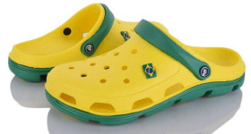 В'єтнамки Вьетнамки ^/--/^ Размеры 46, 47, 48 Мужские кроксы сабо босоножки crocs клоги из пены, пляжная обувь, желтые / зелена ^_^^^ Розміри 46, 47, 48 Чоловічі крокси сабо босоніжки crocs клоги з піни, пляжне взуття, жовті / зелена - фото фото фото