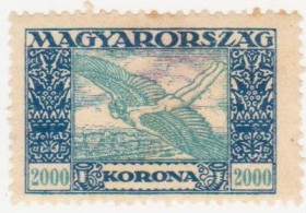 Угорщина Венгрия ^/--/^ Венгрия  1924 г. № 412 * ^_^^^ Угорщина 1924 р. No 412* - фото фото фото