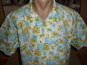 Сорочки Рубашки ^/--/^ РУБАШКА-гавайка FRANGI.р-L ОРИГИНАЛ-100 /--/ cotton. ^_^^^ РУБАШКА-ГАВАЙКА FRANGI.р-L ОРИГІНАЛ-100 /--/ cotton. - фото фото фото