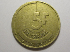 Бельгія Бельгия ^/--/^ Бельгия 5 франков 1986 года BELGIQUE 3 /--/ П /--/ 716 ^_^^^ Бельгія 5 франків 1986 року BELGIQUE 3 /--/ П /--/ 716 - фото фото фото