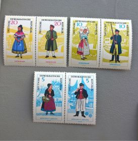 Мистецтво Искусство ^/--/^ ГДР Костюмы 1964 негаш ^_^^^ НДР Костюми 1964 негаш - фото фото фото