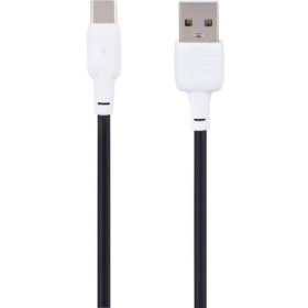 Кабелі Кабели ^/--/^ Кабель Gelius One Type-C-USB 1.2 /--/ м (2.4 /--/ A) 18 /--/ W для зарядки і передачі даних Black/White (GP-UCN /--/ 001 /--/ C) ^_^^^ Кабель Gelius One Type-C-USB 1.2 /--/ м (2.4 /--/ A) 18 /--/ W для зарядки и передачи данных Black/White (GP-UCN /--/ 001 /--/ C) - фото фото фото