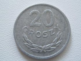- року - года ^/--/^ Польша 20 грошей 1976 года #14493 ^_^^^ Польща 20 грошей 1976 року #14493 - фото фото фото