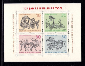 Фауна Фауна ^/--/^ NM Фауна  Германия Берлин 1969 г MNH - блок - зоопарк Берлин ^_^^^ NM Фауна Німеччина Берлін 1969 р MNH - блок - зоопарк Берлін - фото фото фото