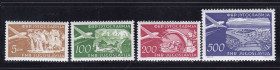 Транспорт Транспорт ^/--/^ Авиа . Югославия  1951 - 1952 г MNH - мосты , архитектура ^_^^^ Югославія 1951 - 1952 р MNH - мости, архітектура - фото фото фото