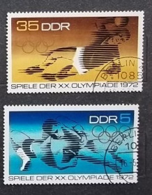 Спорт Спорт ^/--/^ ГДР 1972 г - Олимпийские игры, Мюнхен ^_^^^ НДР 1972 - Олімпійські ігри, Мюнхен - фото фото фото