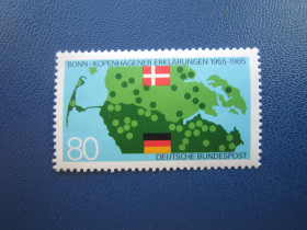 НДР, ФРН ГДР, ФРГ ^/--/^ Марка Німеччина ФРН 1985 Копенгаген-Бонн MNH КЦ 1.75 $ ^_^^^ Марка Германия ФРГ 1985 Копегаген-Бонн MNH КЦ 1.75 $ - фото фото фото