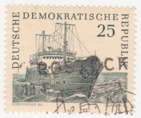 НДР, ФРН ГДР, ФРГ ^/--/^ ГДР 1961 г. № 561 гашеная ^_^^^ НДР 1961 р. No 561 гашена - фото фото фото