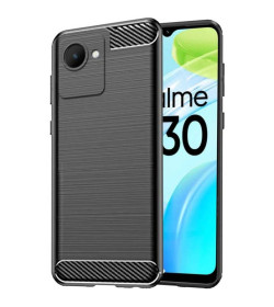 Чохли, бампера Чехлы, бампера ^/--/^ Чохол Fiji Polished Carbon для Realme C /--/ 30 противоударный бампер чорний ^_^^^ Fiji Polished Carbon для Realme C /--/ 30 протиударний бампер чорній - фото фото фото