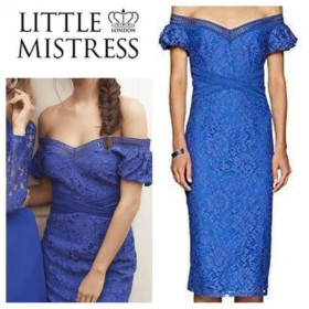 Сукні Платья ^/--/^ Кобальтова мереживна сукня міді little mistress мереживо синє ... ^_^^^ Кобальтовое сетевое платье меди little mistress кружево синее. - фото фото фото