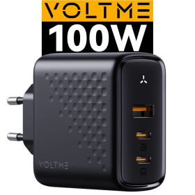 Зарядні пристрої Зарядные устройства ^/--/^ Зарядное устройство VOLTME Revo 100 W GaN III / V-Dynamic / PD /--/ 3.0 / QC /--/ 3.0 / PPS BlackBLACK               (X /--/ 001 /--/ MESQS /--/ 9) ^_^^^ Зарядний пристрій VOLTME Revo 100 W GaN III / V-Dynamic / PD /--/ 3.0 / QC /--/ 3.0 / PPS BlackBLACK (X /--/ 001 /--/ MESQS /--/ 9) - фото фото фото
