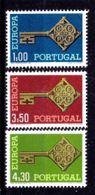 Австрія Австрия ^/--/^ Португалия  1968 г  MNH -  EUROPA CEPT - ^_^^^ 1968 MNH - EUROPA CEPT - фото фото фото
