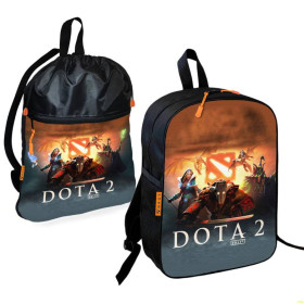 Рюкзаки, сумки Рюкзаки, сумки ^/--/^ Школьный рюкзак детский Dota 2 + Сумка для обуви спортивной формы рюкзак-мешок  для мальчика (01688) ^_^^^ Шкільний рюкзак дитячий Dota 2 + Сумка для взуття спортивної форми рюкзак-мішок для хлопчика (1697) - фото фото фото