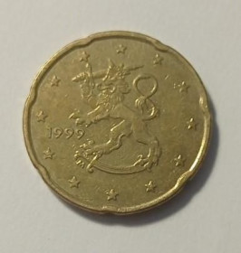 Інше Другое ^/--/^ Фінляндія. 20 євроцентів. 1999. ^_^^^ Финляндия. 20 евроцентов. 1999. - фото фото фото