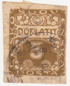 Чехословаччина Чехословакия ^/--/^ Чехословакия 1919 г №  1 гашеная ^_^^^ Чехословаччина 1919 р. No 1 гашена - фото фото фото